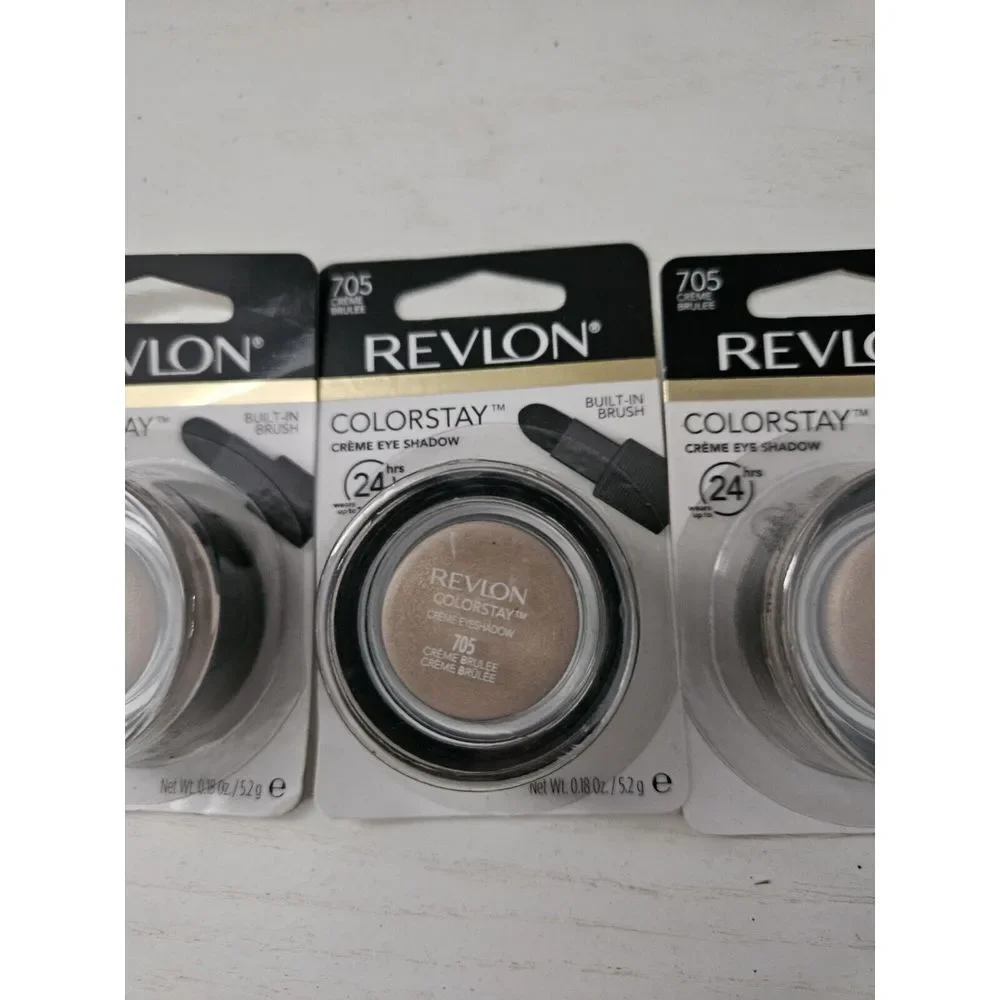 Revlon Colorstay Creme‎ Eyeshadow BUILT IN BRUSH 705 CREME BRULEE Lot 2017 New